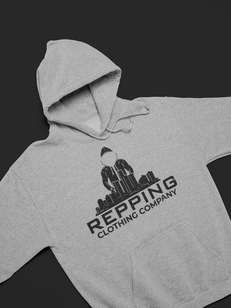 Repping Hoodie (Heather Gray)